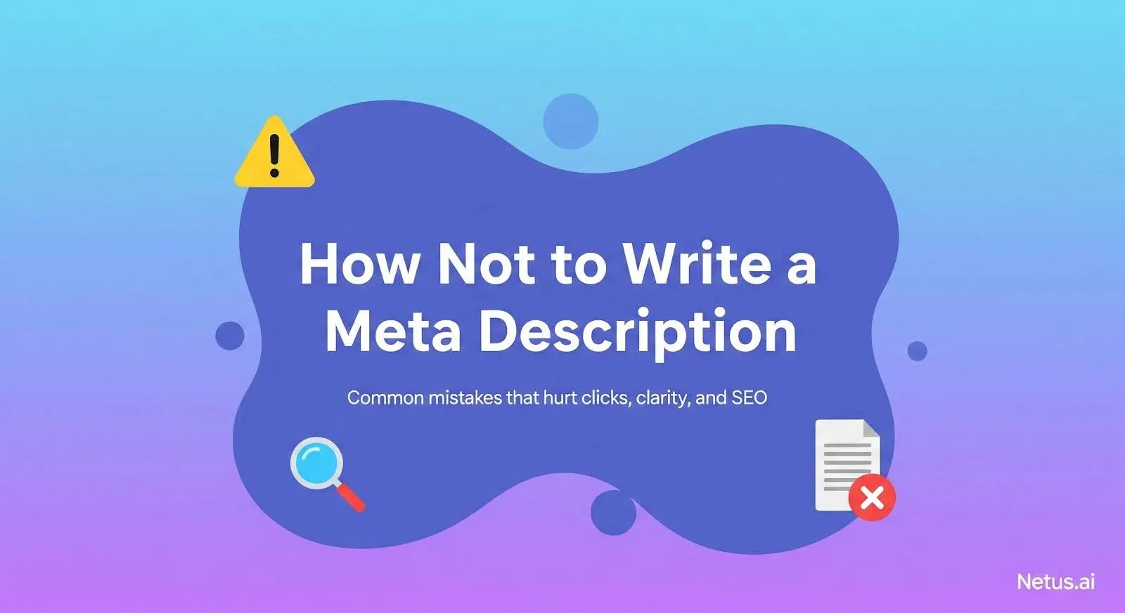 How not to write a meta description